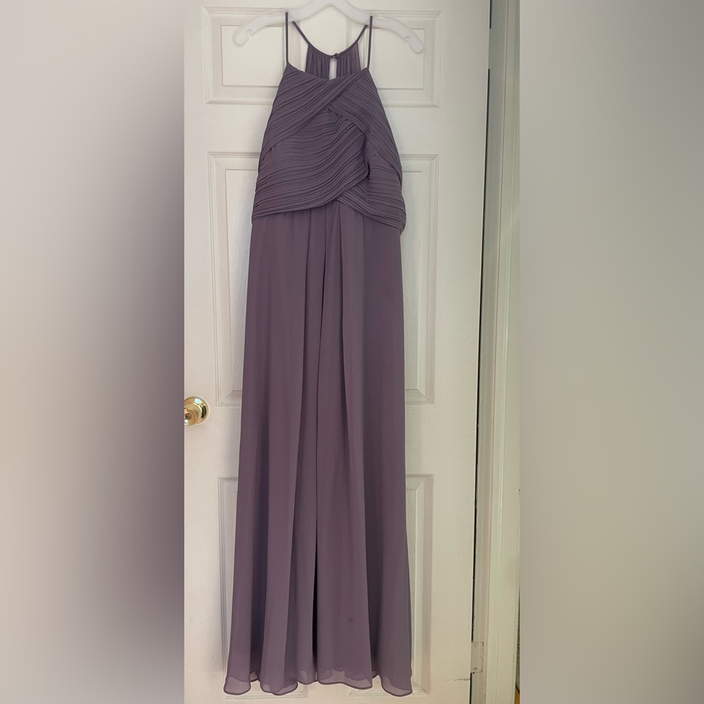 Bill Levkoff Purple Bridesmaid Dress